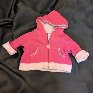 Circo NB fleece hooded zip up jacket
